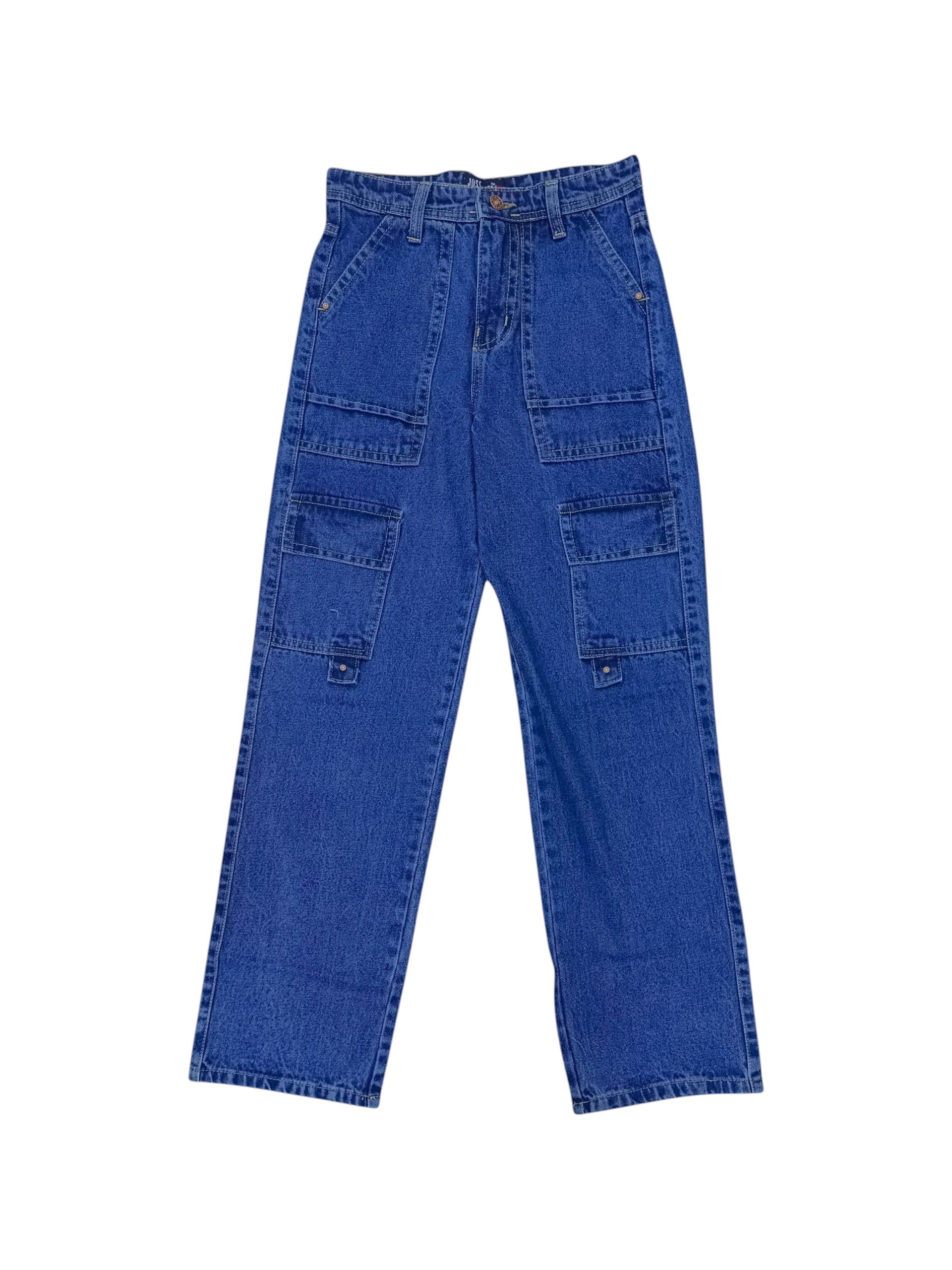 JT 763119 34 BAGGI PANT BLUE JT 763119 34 BAGGI PANT BLUE